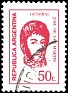 Argentina - 1972 - General José De San Martín - 50C - Scarlet - Military Character - Scott 934 A425 - 0